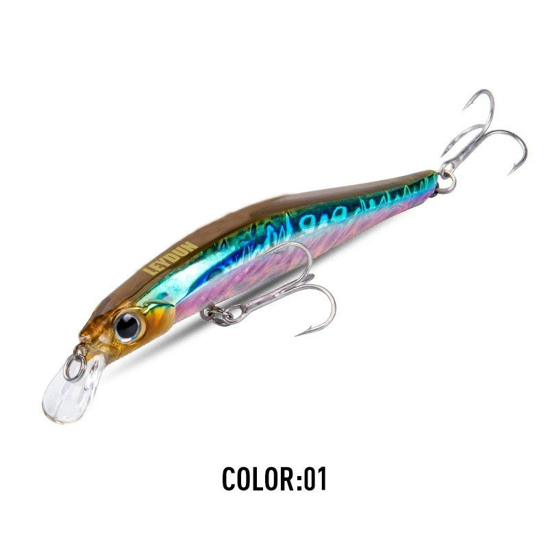 Minnow color marrón holográfico