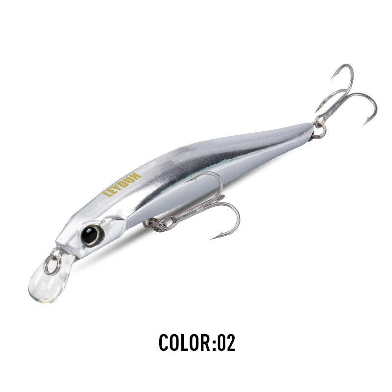 Minnow color plata cromo