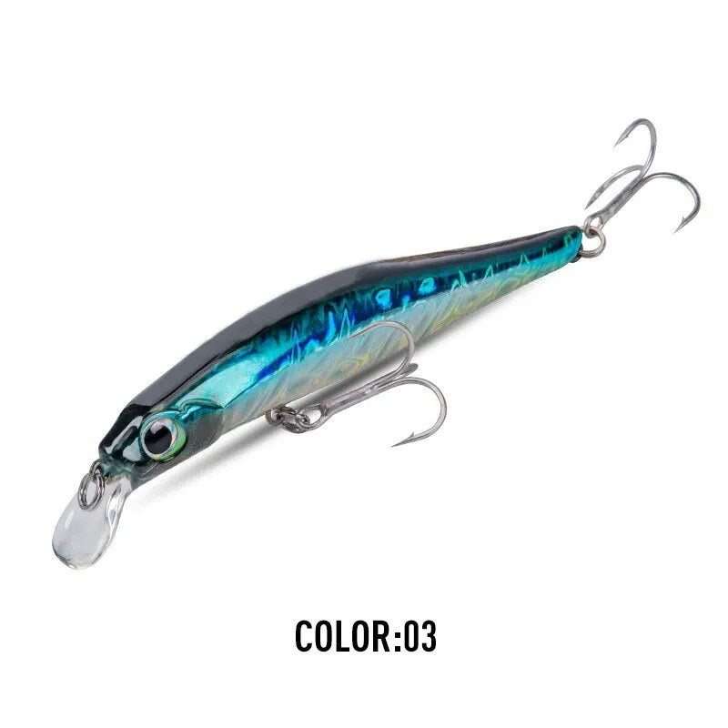Minnow color azul sardina holo
