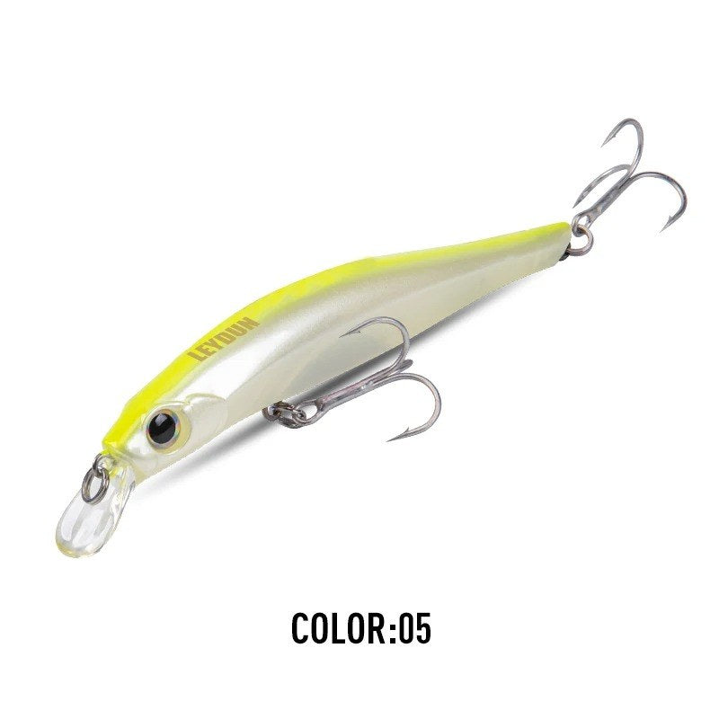 Minnow color amarillo perla