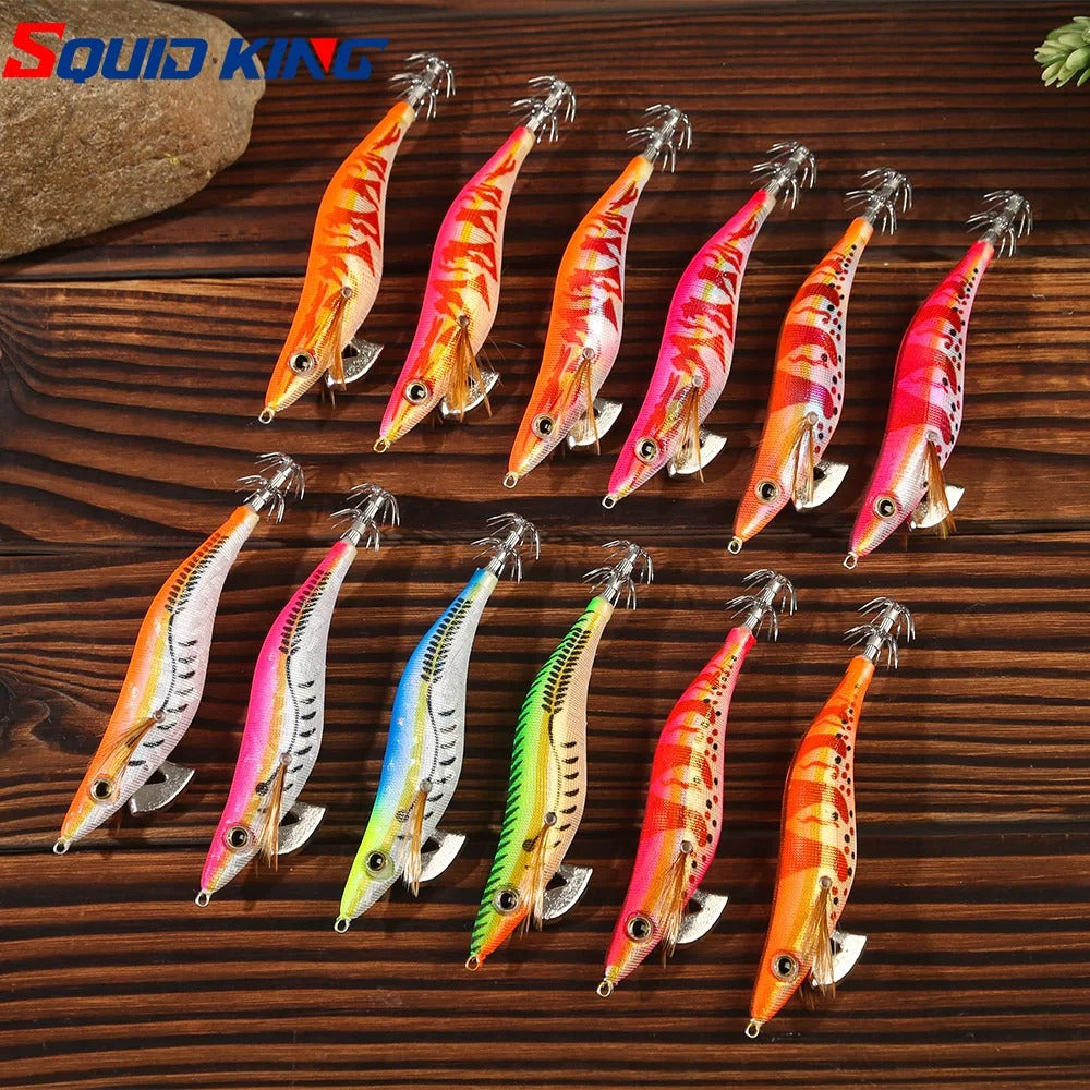 Señuelo EGI Squid King — 120mm 16g y 135mm 21g (con o sin sonido)