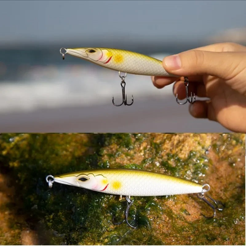 Señuelo Stickbait Minnow Superficie — 90/110/130 mm