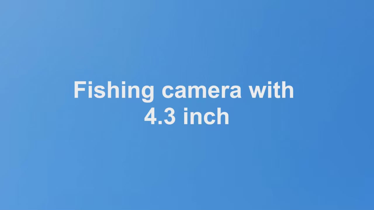 Cámara Submarina de Pesca 7" HD — Sonda Visual con Cable