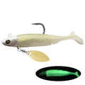 Taiyu vinilo shad 21 g color Blanco Luminoso