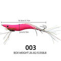 Señuelo EGI sepia rosa fluor 14,5 cm