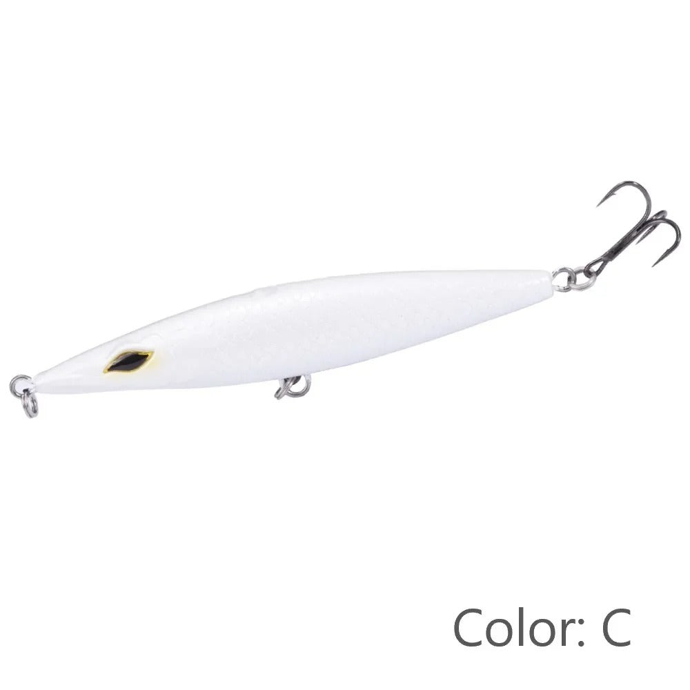 Stickbait blanco perla