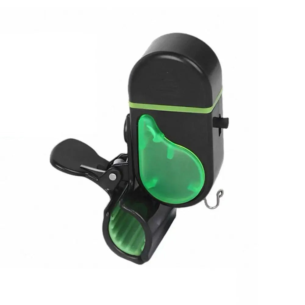 Alarma de picada LED negra con pinza