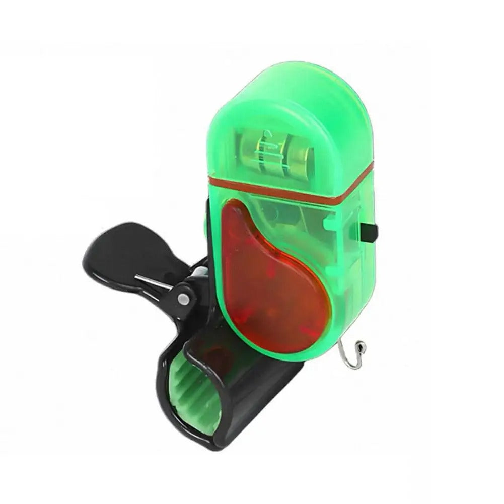Alarma de picada LED verde con pinza