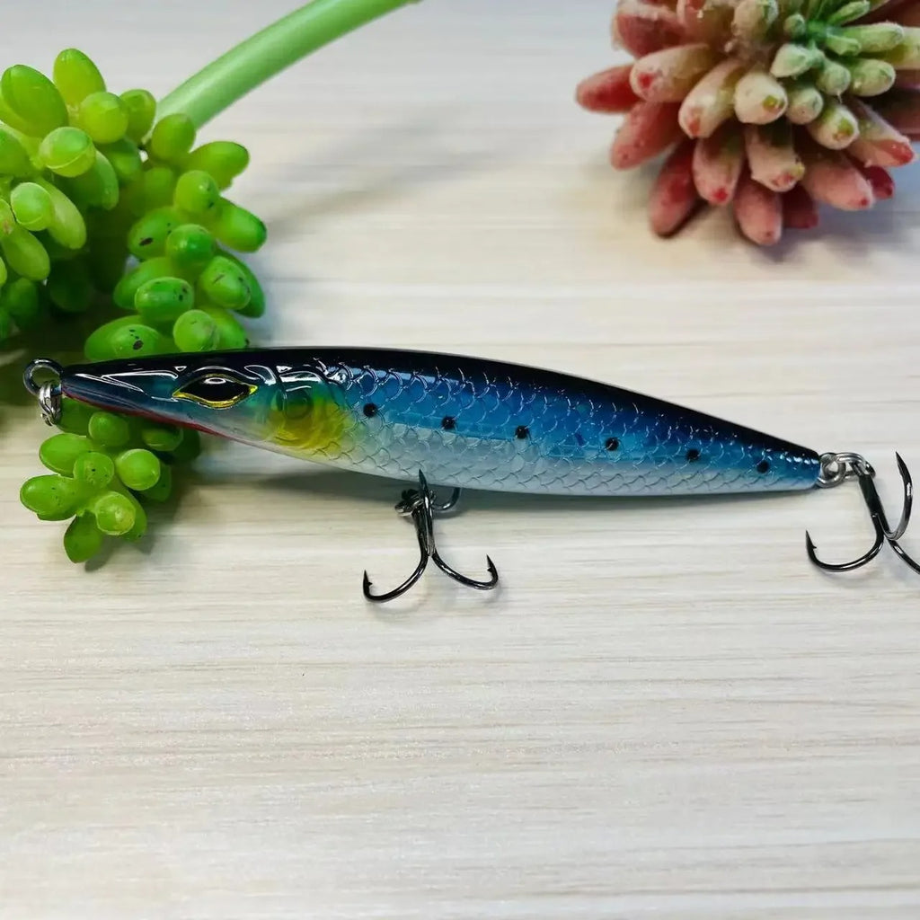 Stickbait azul real escamas