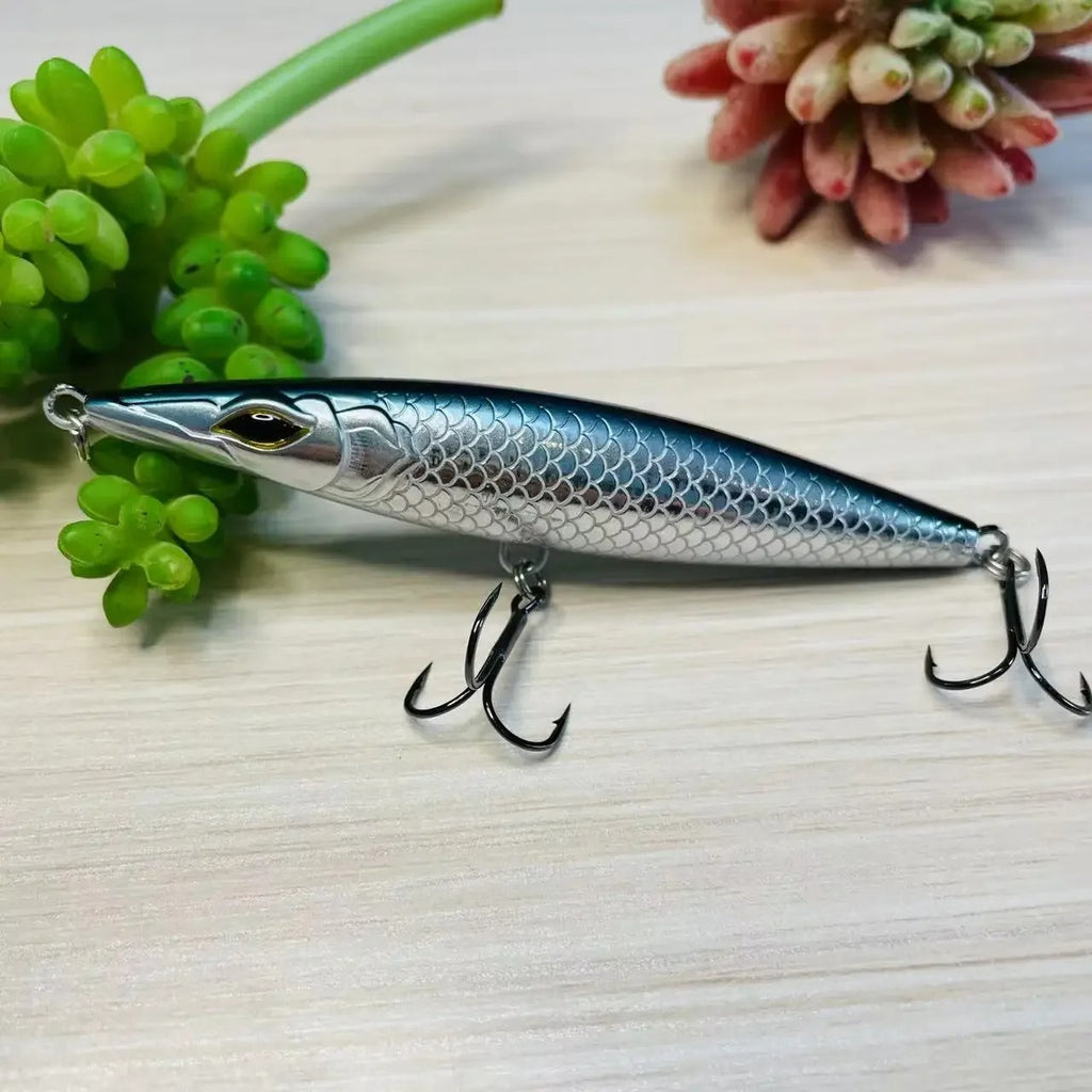 Stickbait azul plata cromo